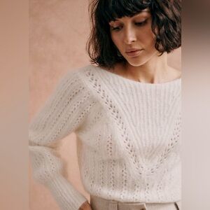 SÉZANE…Rosa jumper…Ecru…size M…EUC